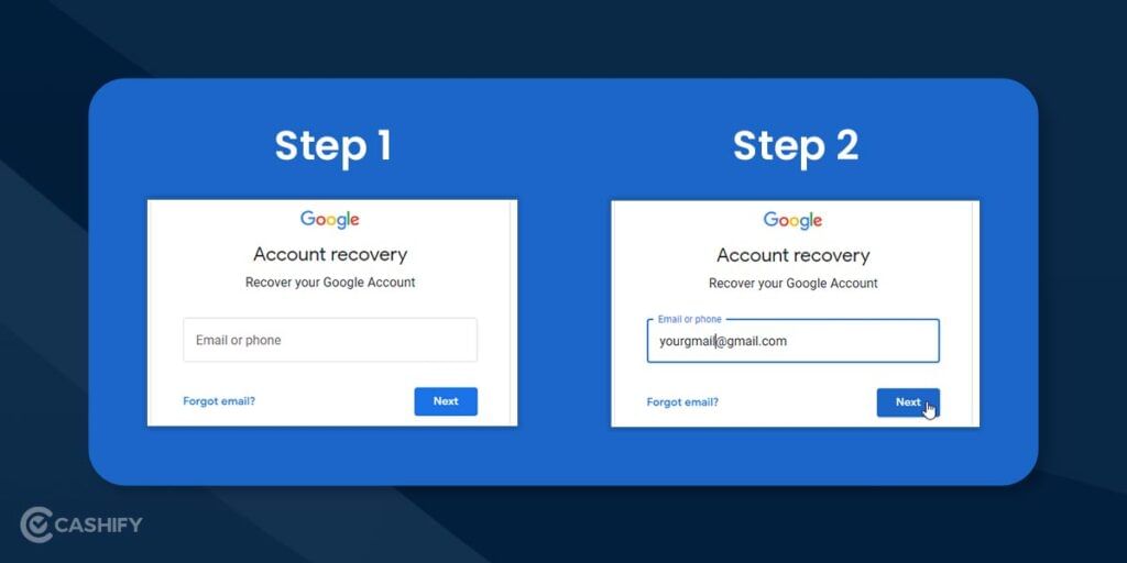 Gmail account recovery