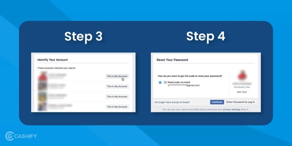 Modify your account