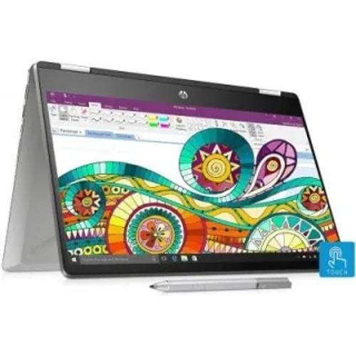 Hp Pavilion Touchsmart 14 X360 14 Dh1007Tu 8Ga82Pa Core I3 10Th Gen 4 Gb 256 Gb Ssd Windows 10 Front