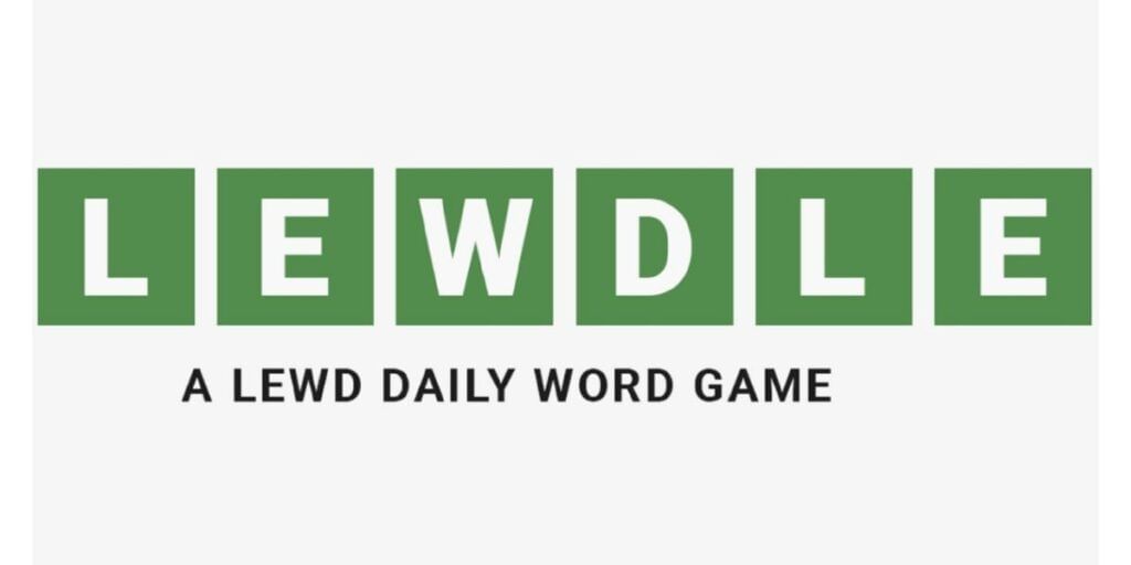 Lewdle game like Wordle