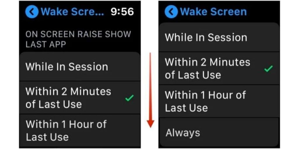 Wake to your last-used app