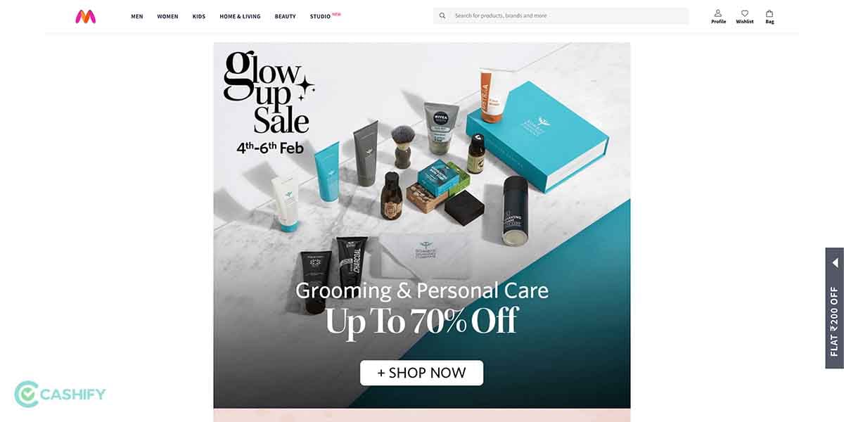Myntra Glow up sale