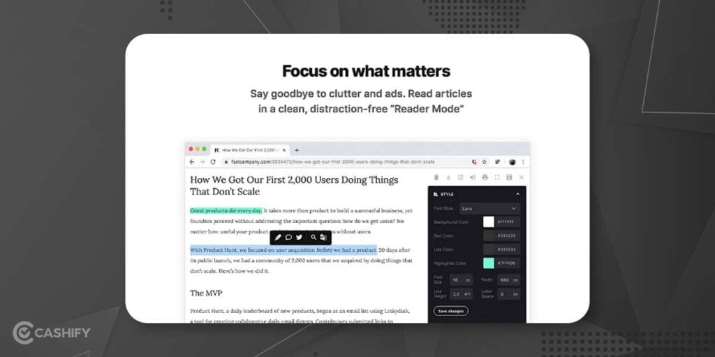 reader mode chrome flag