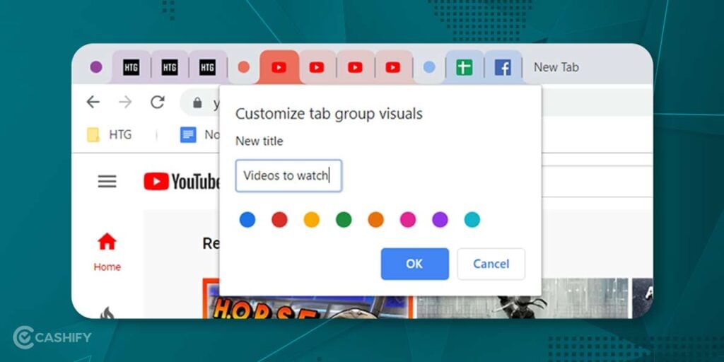 google chrome tab groups flag