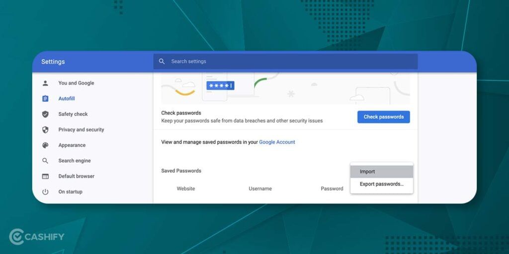 password import flags chrome android