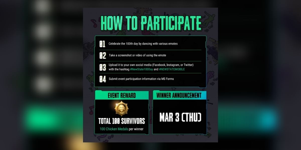 PUBG New State Social Media Event - How to Participate