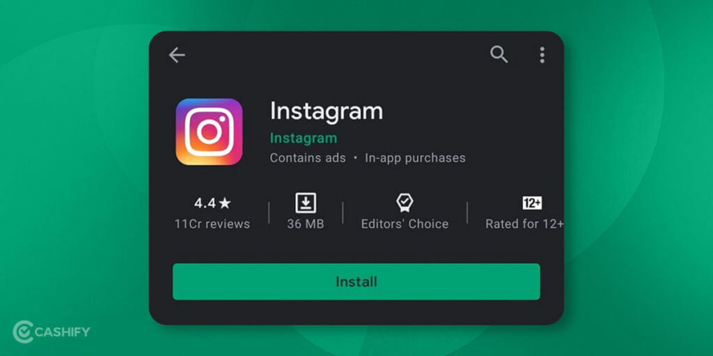Uninstall Instagram and Reinstall it
