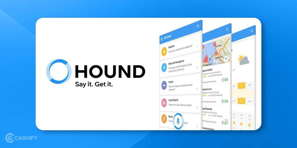 The Hound AI app