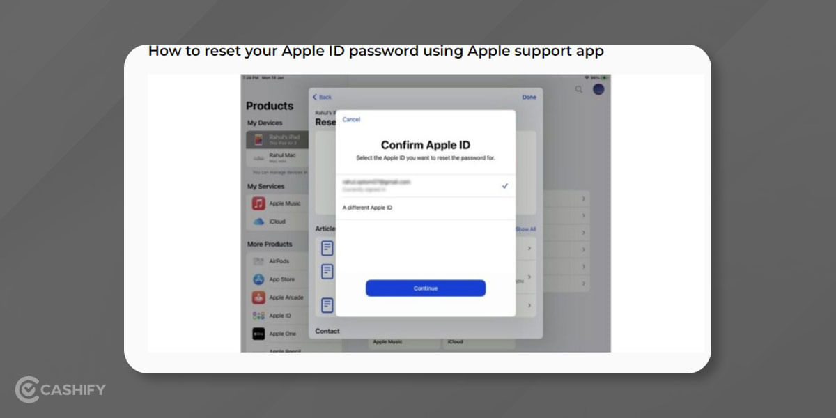 reset apple id password_apple support