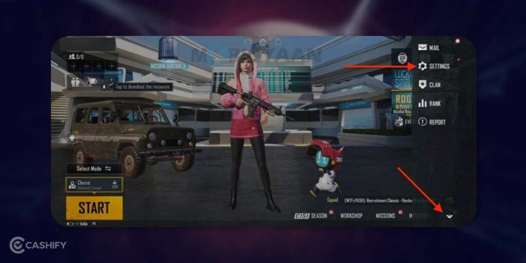 change BGMI Sensitivity Settings