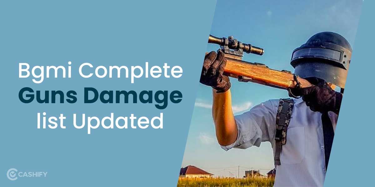 BGMI All Guns Damage List – Updated 2025