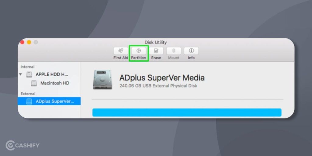 Click partition
