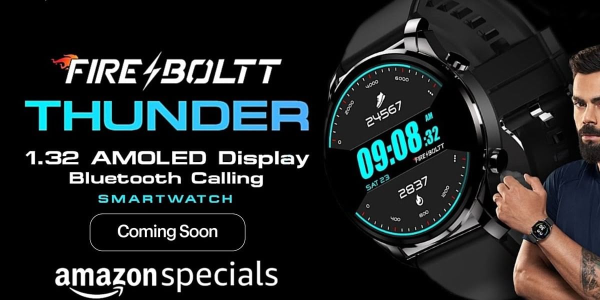 Fire-Boltt Thunder Smartwatch Launched in India: Price and Specs