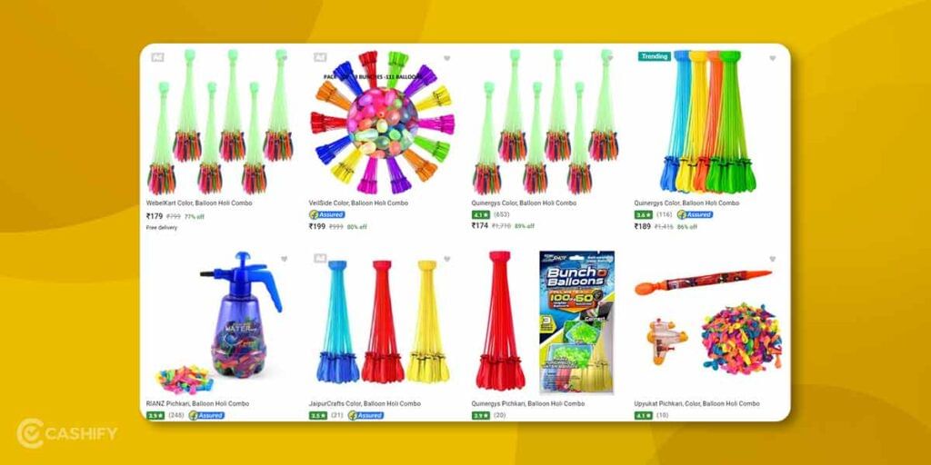 flipkart sale on holi essentials