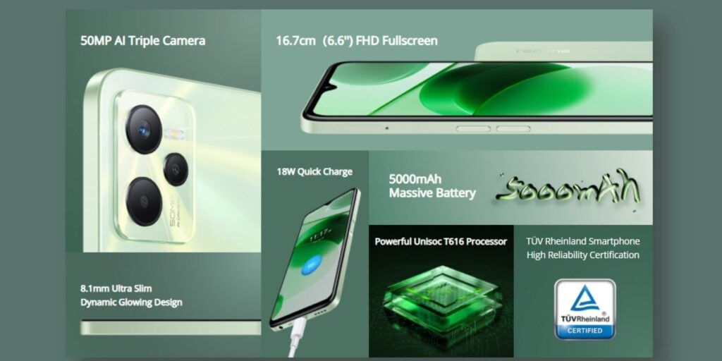 Realme C35 Specs