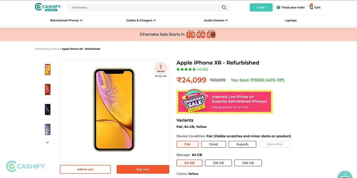 Second hand iPhone XR