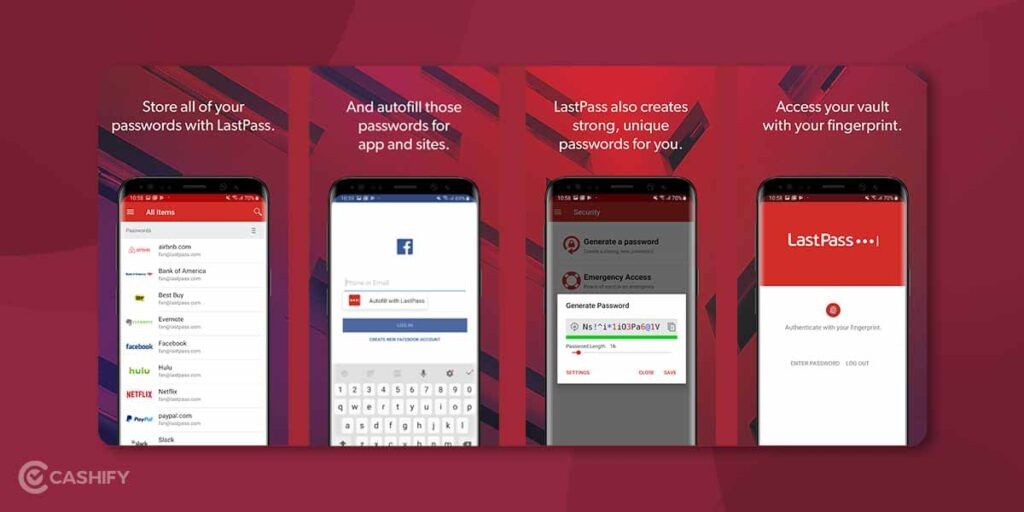 random password generators: LastPass