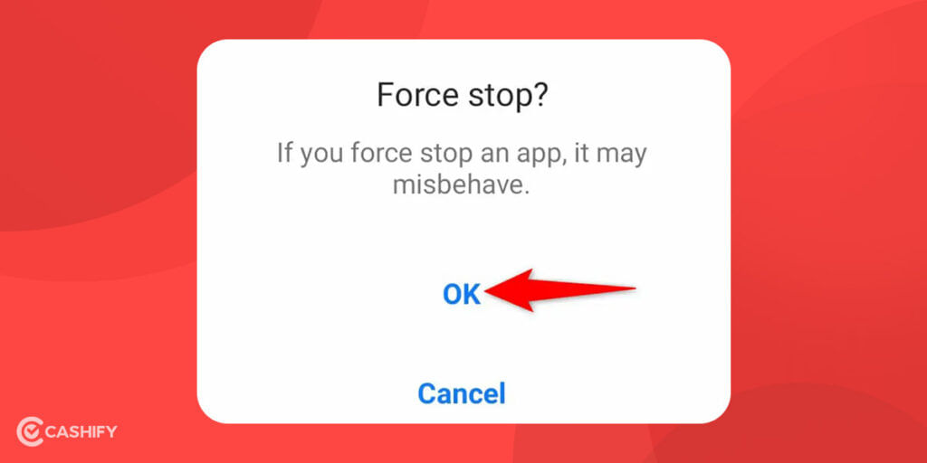 Force Stop Google App