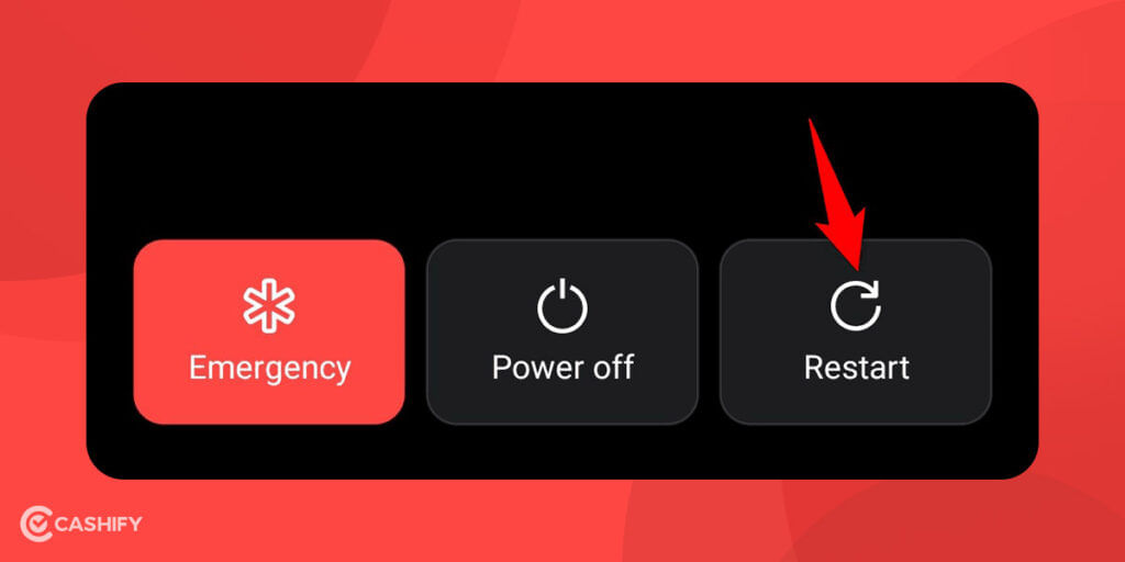 restart android device