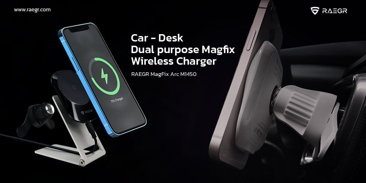 RAEGR MagFix Arc 1450 Series Wireless Car Chargers for iPhone 12 &#038; 13 Series Launched in India