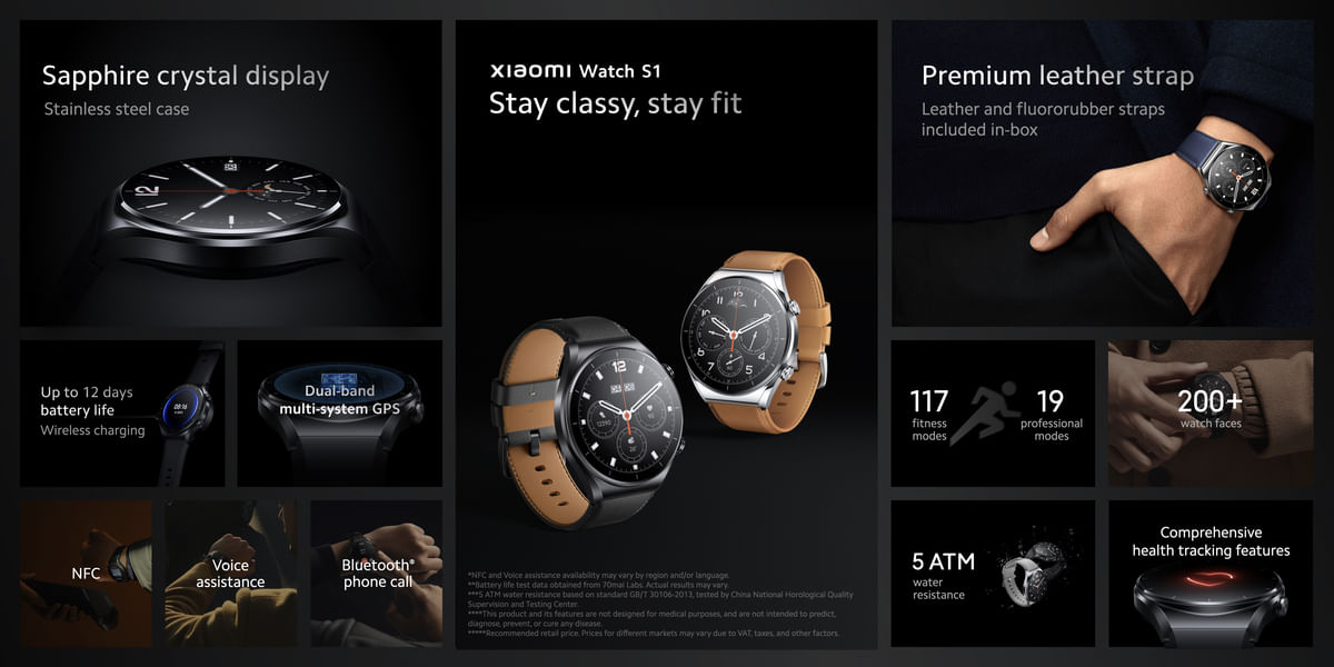 Xiaomi Watch S1 Specs In Detail