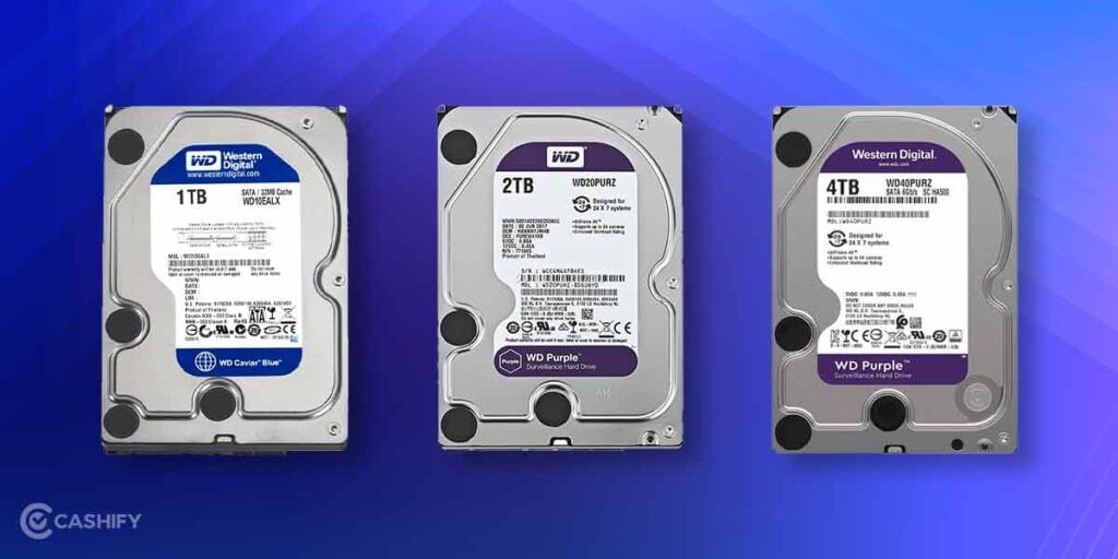 storage capacity of hdd