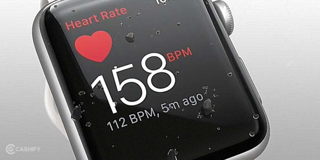 Heart rate monitoring with apple watch