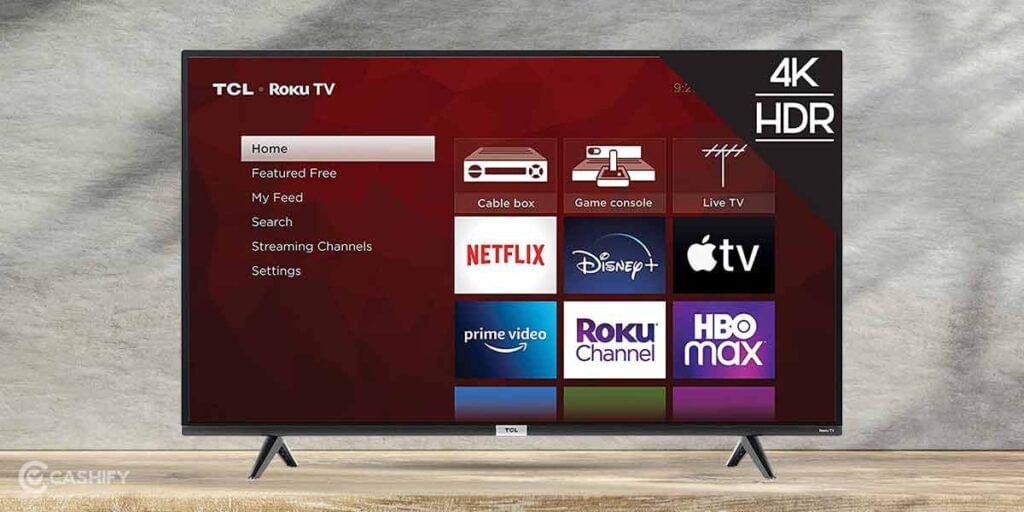TCL 4K Smart LED TV.