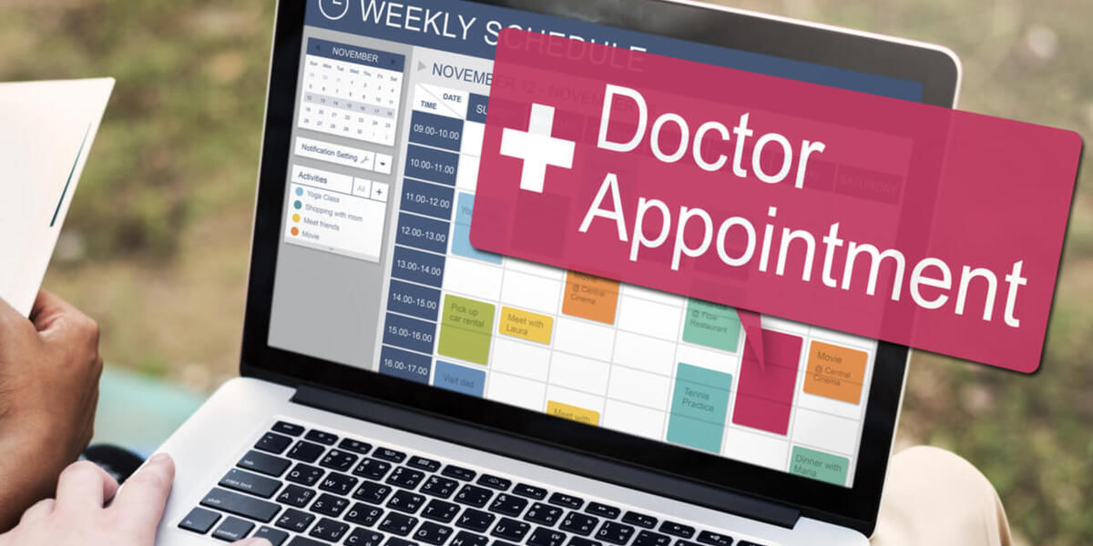 google search to book doctors appointment