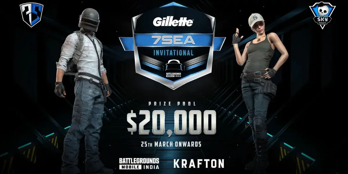 Gillette 7SEA Invitational 2022 for BGMI Announced: Know More