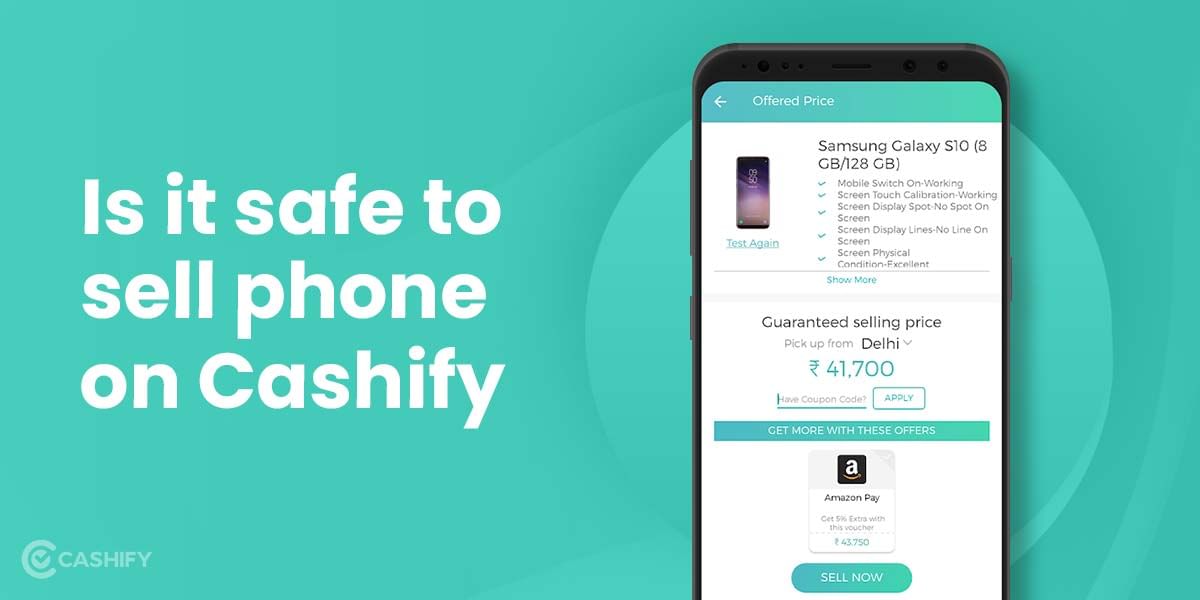 Is it safe to sell phone on Cashify