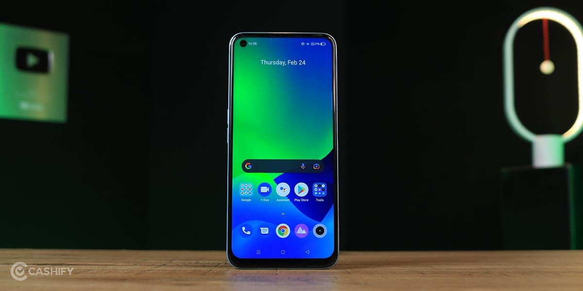 Realme Narzo 50 screen