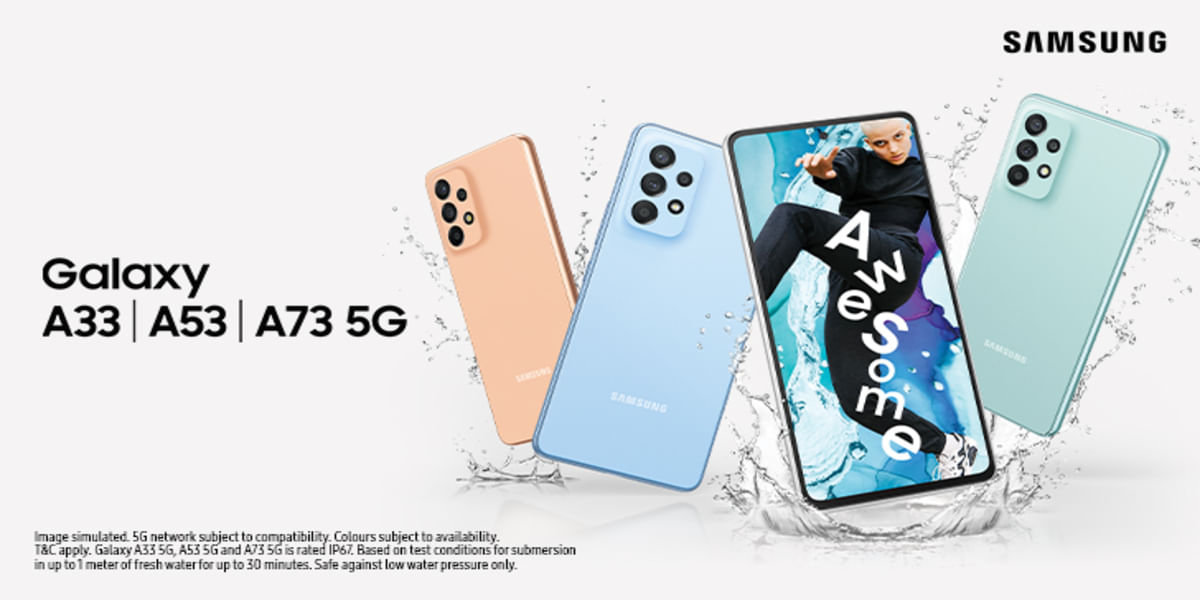 Samsung Revamps Galaxy A73 5G: Unveils Five New Smartphones