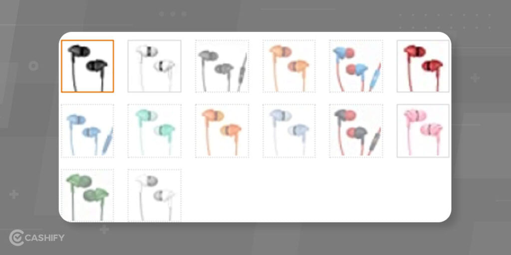 Earphone Colours