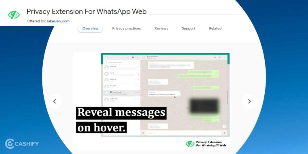 Privacy extension