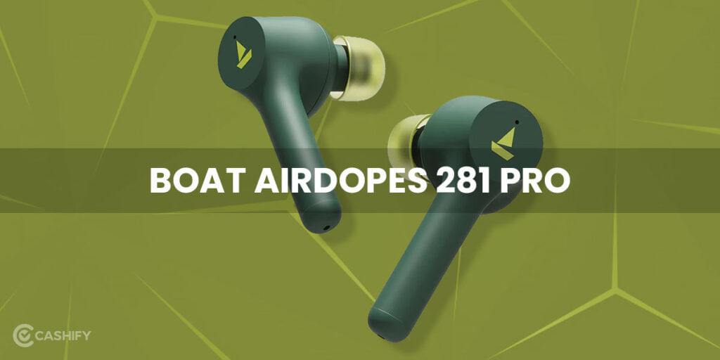 BOAT AIRDOPES 281 PRO