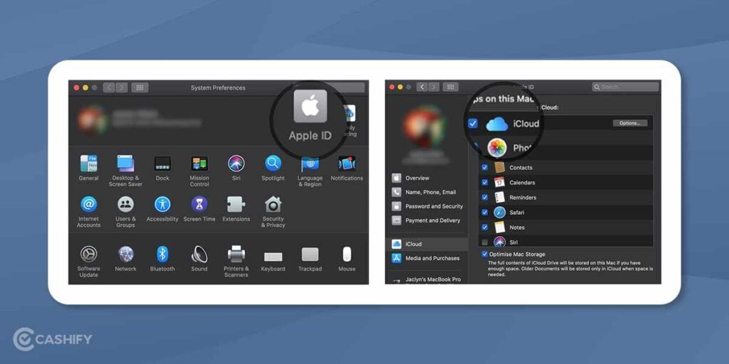 iCloud on macOS