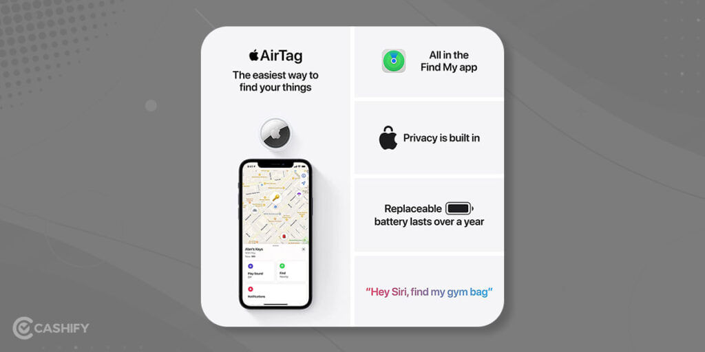 Apple airtag features
