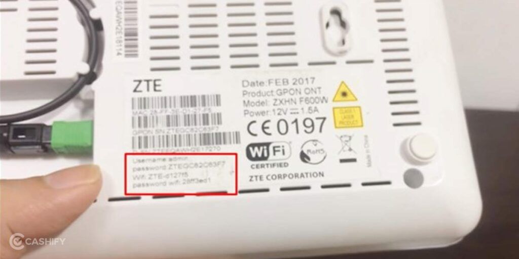 change WiFi password