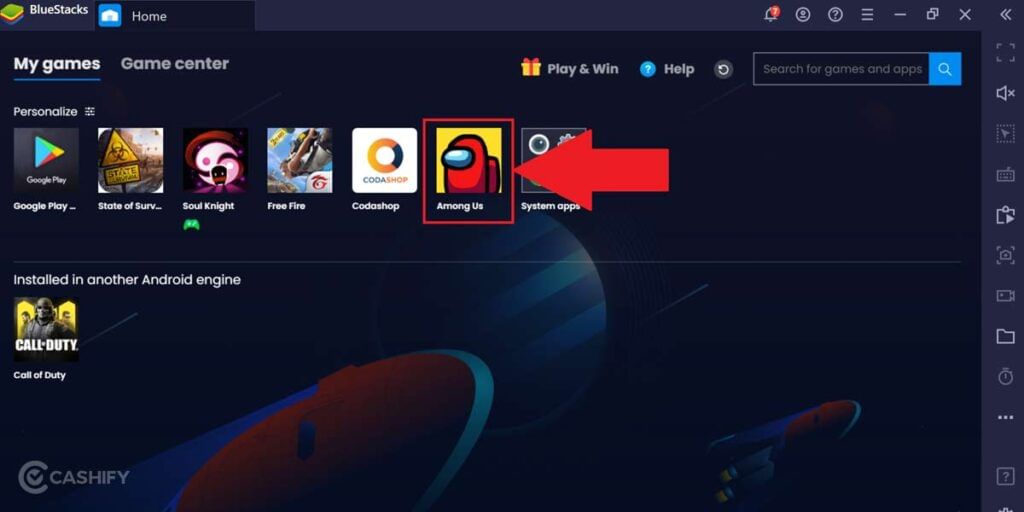 Among Us on BlueStacks how to play among us online on pc