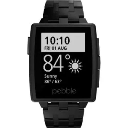 Pebble Steel Watch Front Display