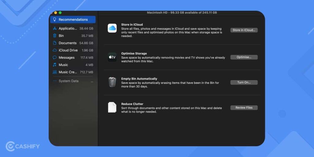 Reduce Clutter on Mac