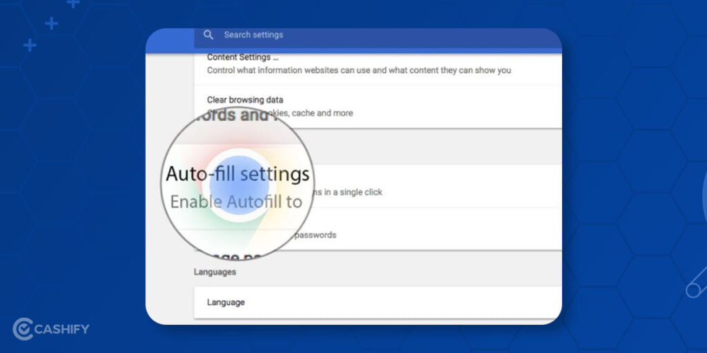 Modify your autocomplete preferences