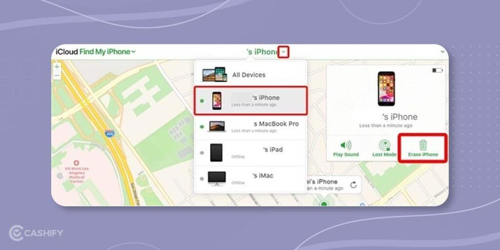 remove previous apple ID from used iPhone