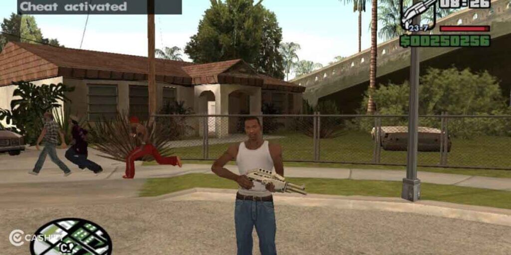 GTA San Andreas PC Cheat Codes cheat activated