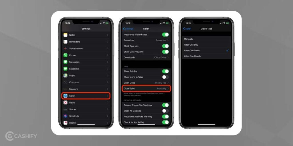 disappearing Safari tabs on iPhone