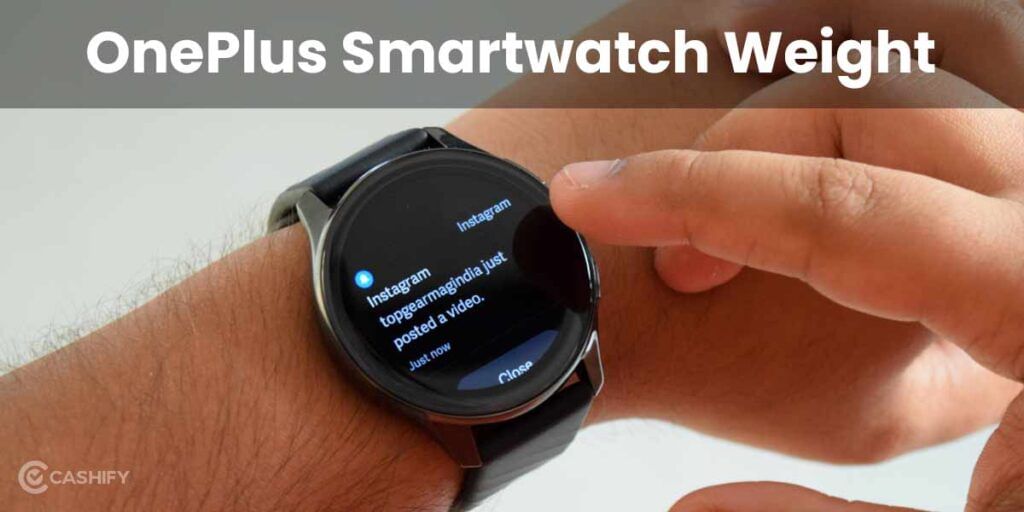 oneplus smartwatch weight