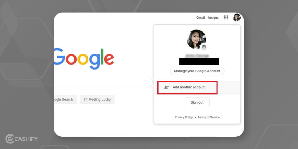 gmail login as different user