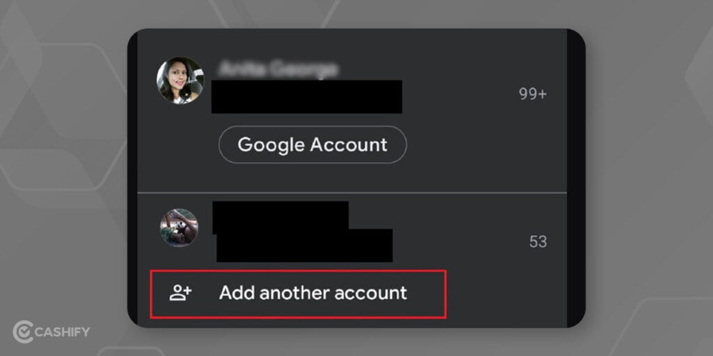 gmail login as different user
