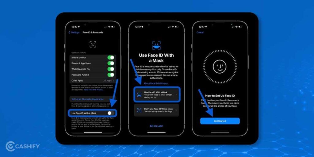 Masked face id in iPhone